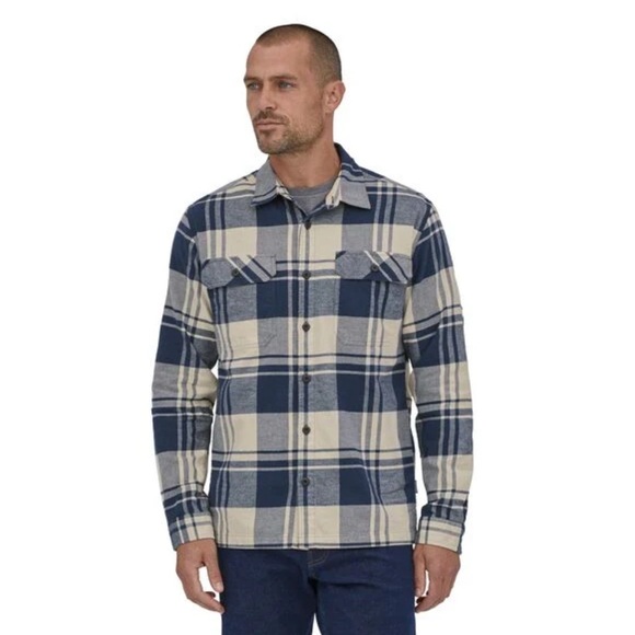 Patagonia Other - Patagonia Midweight Fjord Flannel Shirt - Smolder Blue Small